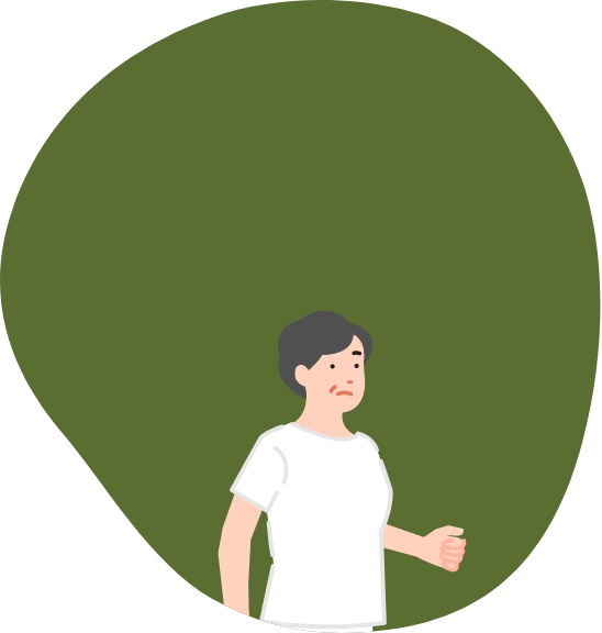 歩く速度が遅くなった