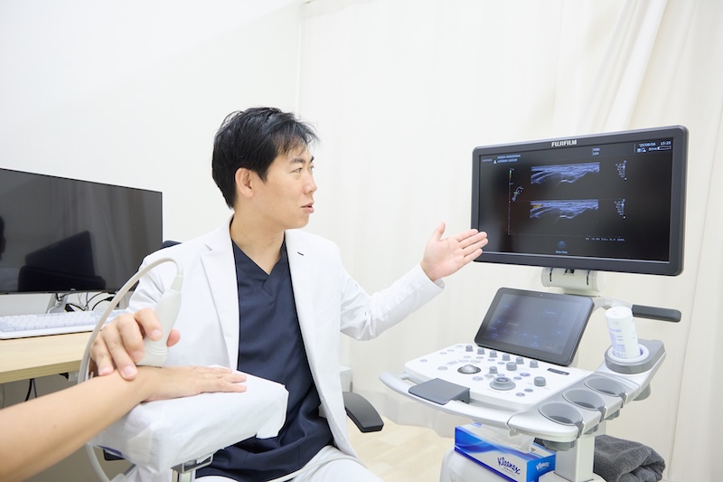 まえだ整形外科リウマチクリニックの診療風景